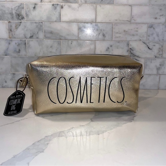Rae Dunn Gold Cosmetic Bag - Picture 2 of 8